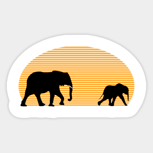 Elephants Sticker